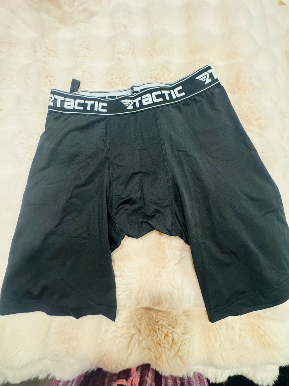 Men's Black Performance Boxer Briefs with Branded Waistband